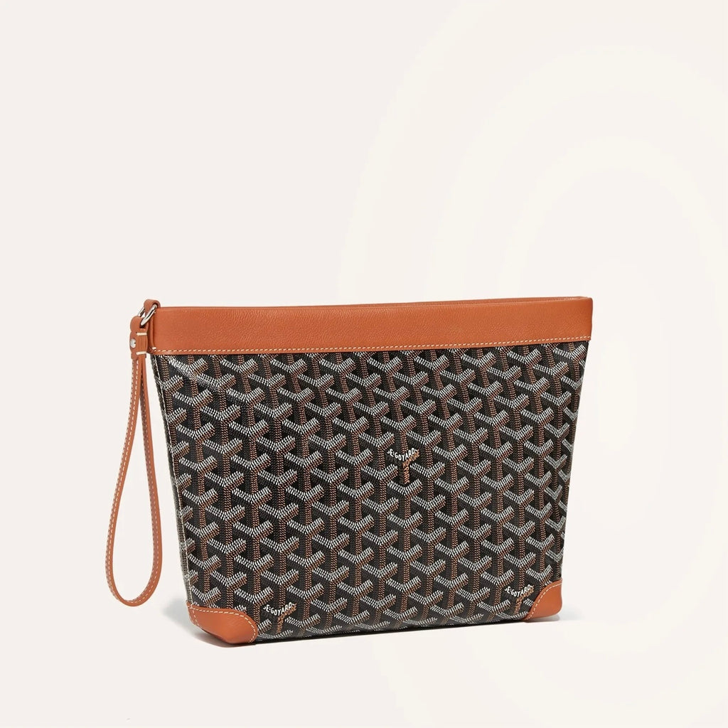 Winniemodo,Winniemodony,Goyard Conti Pouch black/tan,Goyard pouch black/tan,Goyard pouch sale,Goyard clutch black/tan,Goyard