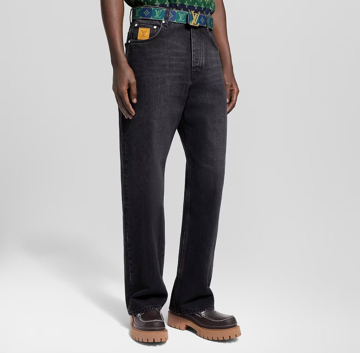 Winniemodo,Winnie modo,Louis Vuitton 1AILL2,LV 1AILL2,Louis Vuitton LV denim pants,LV denim pants,Louis Vuitton jeans,LV jean