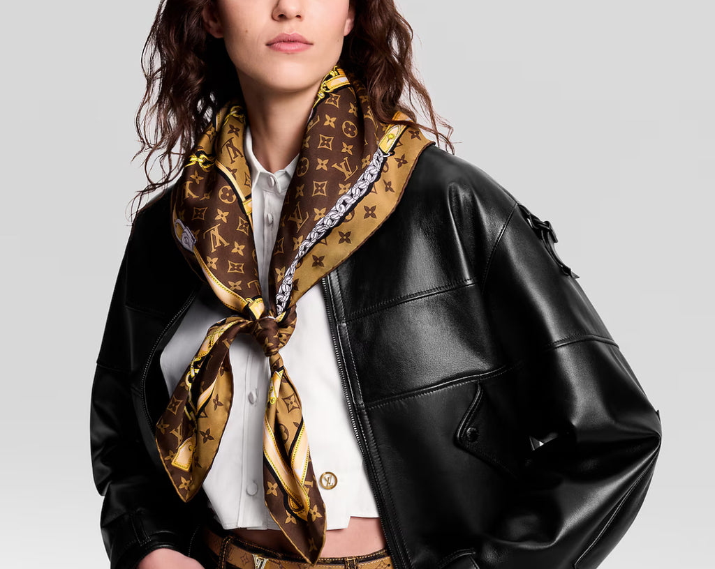 Louis Vuitton M78667,LV M78667,Louis Vuitton M78666,LV M78666,Louis Vuitton monogram confidential square,LV monogram silk sca