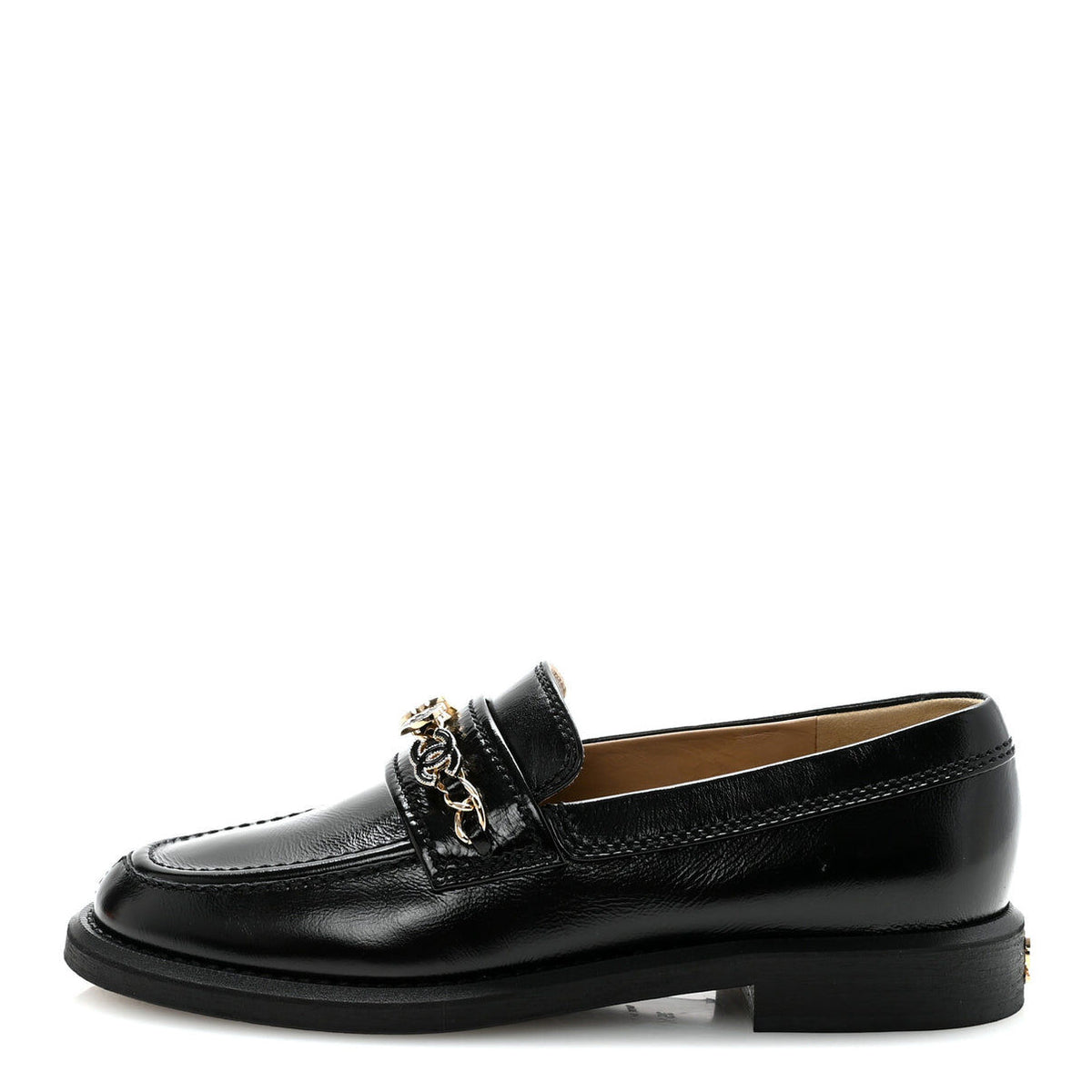 Winniemodo,Winniemodony,Chanel G46128,Chanel loafer calfskin,Chanel loafer sale,Chanel loafer black,Chanel flat outlet,Chanel