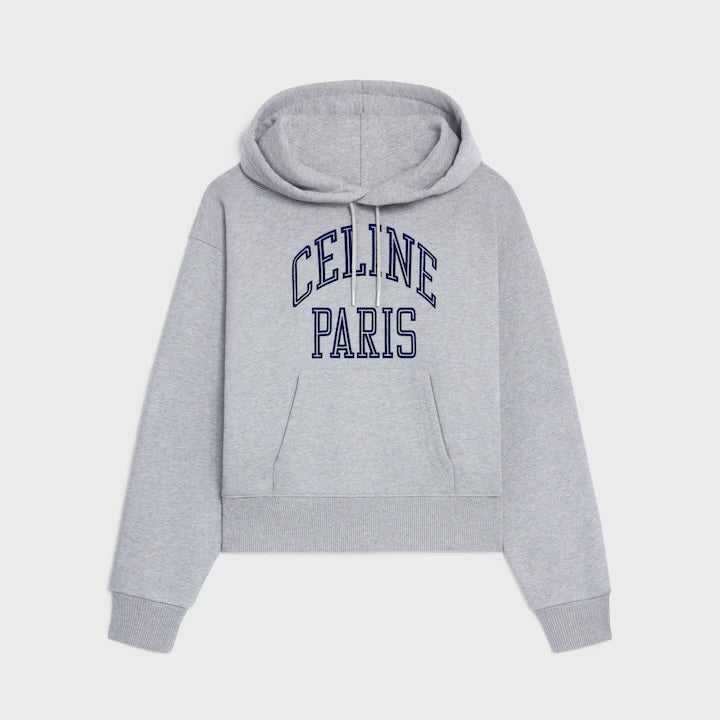 Winniemodo,Winnie modo,Celine RY0KI345F.09SH,Celine loose hoodie,Celine hoodie,Celine hoodie sale,Celine hoodie grey,Celine h