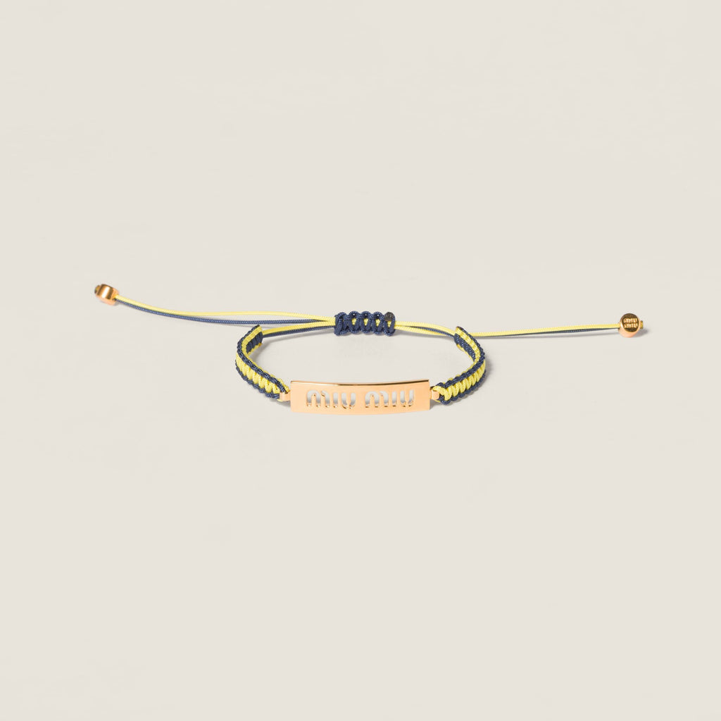 Winniemodo,Winniemodony,MIU MIU 5IB782,MIU MIU cotton bracelet,MIU MIU bracelet,MIU MIU bracelet sale,MIU MIU bracelet outlet