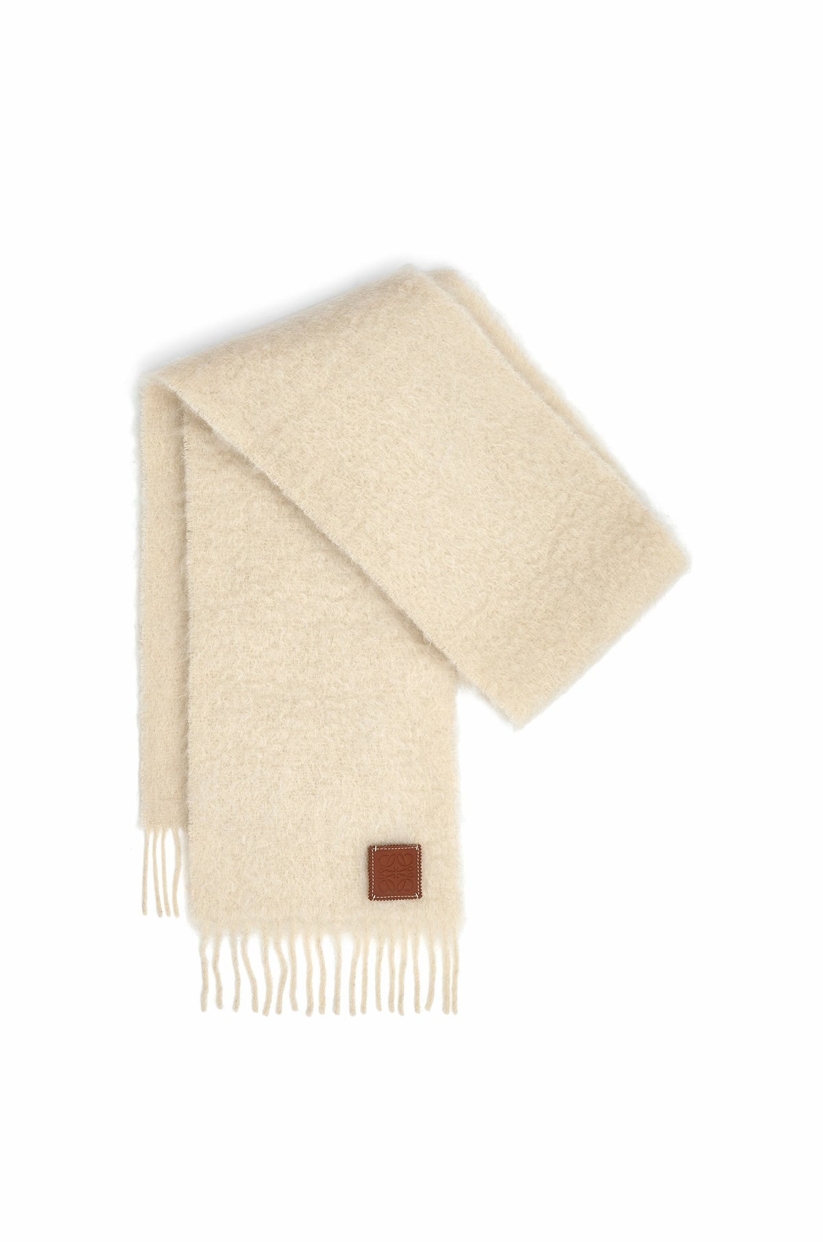 Loewe scarf in mohair and wool,loewe on sale,loewe online shop,loewe outlet,loewe F655254X01,loewe scarf , loewe cotton scarf