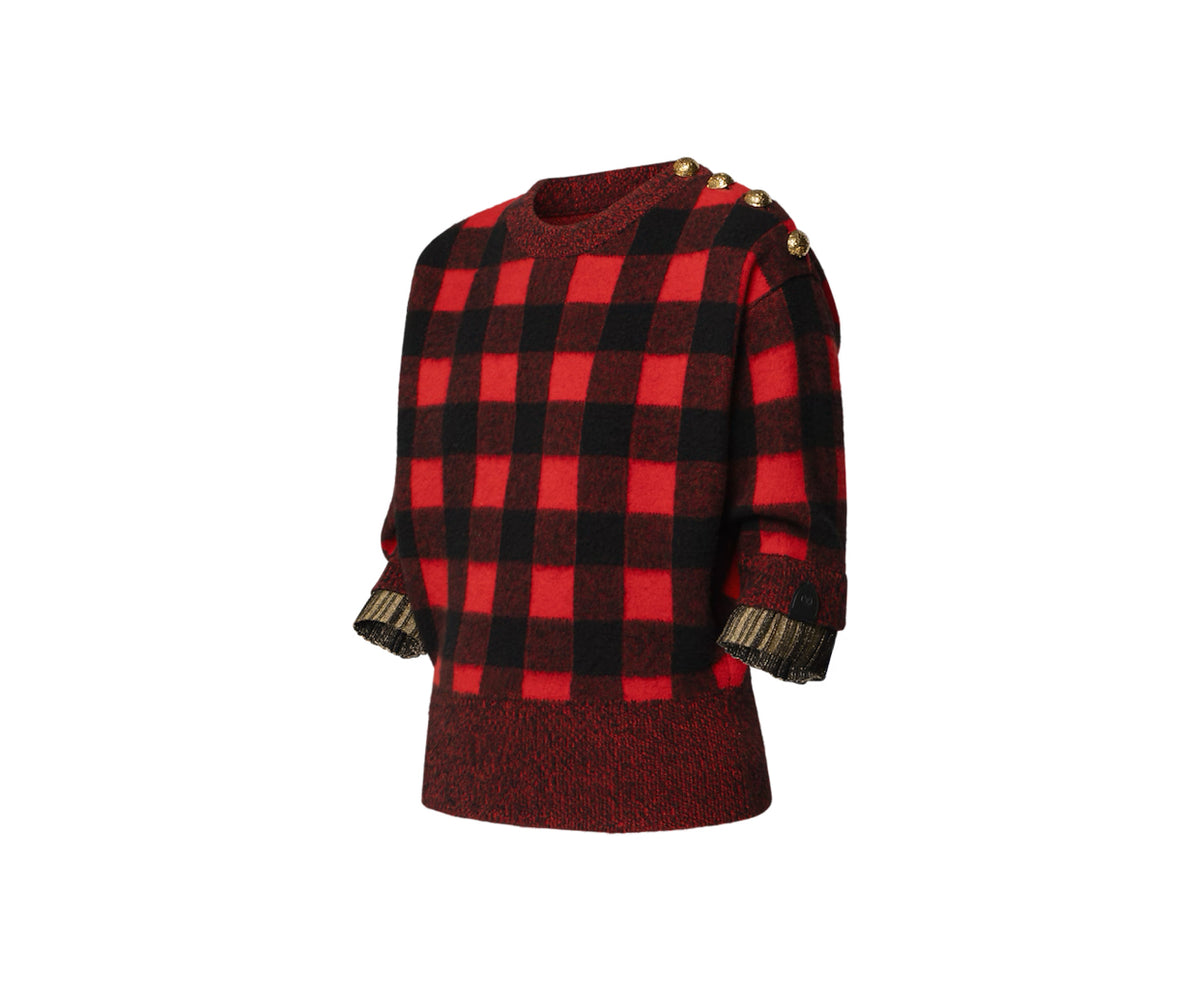Winniemodo,Winnie modo,Louis Vuitton 1AIRDB,LV 1AIRDB,Louis Vuitton checkered top,LV checkered knitwear,Louis Vuitton sweater