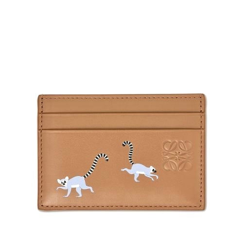 Loewe Suna Fujita Lemur Cardholder Oak,Loewe Suna Fujita,Loewe Suna Fujita card holder,Loewe Suna Fujita card holder lemur,Lo