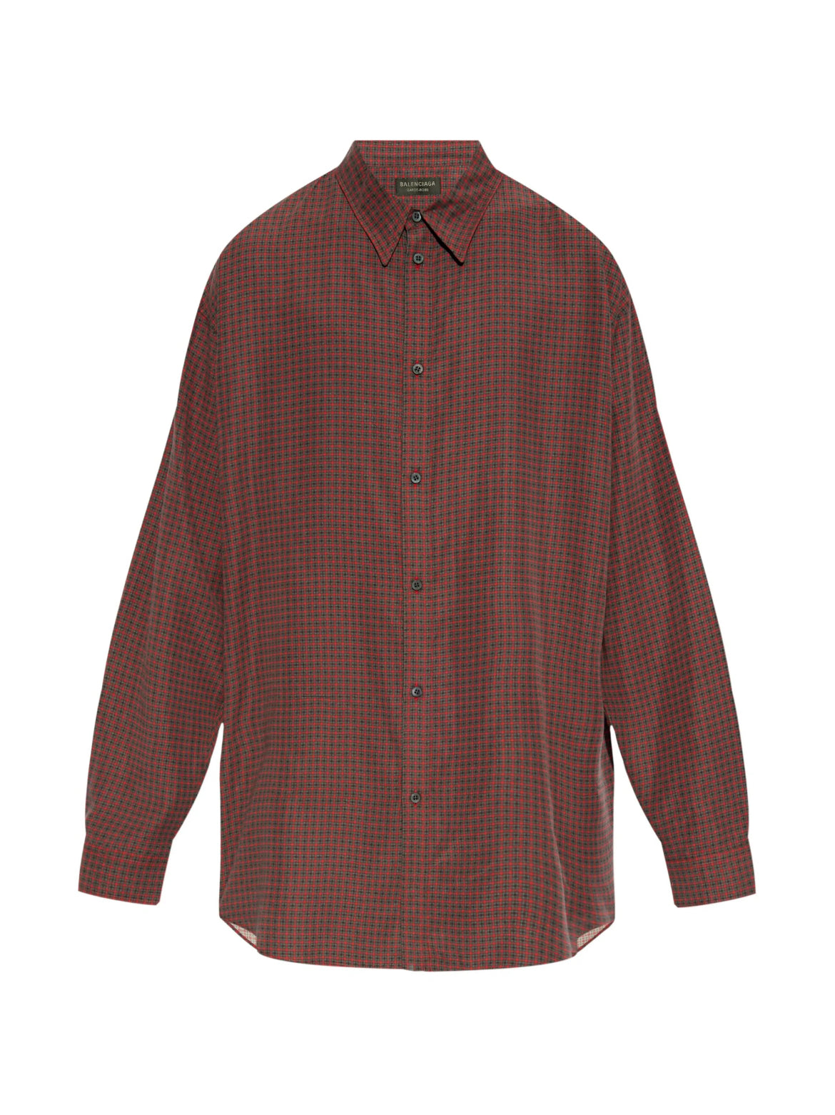 Balenciaga 809007TRLF6,Balenciaga shirt checkered,balenciaga shirt red,Balenciaga shirt women,Balenciaga shirt,Balenciaga ove