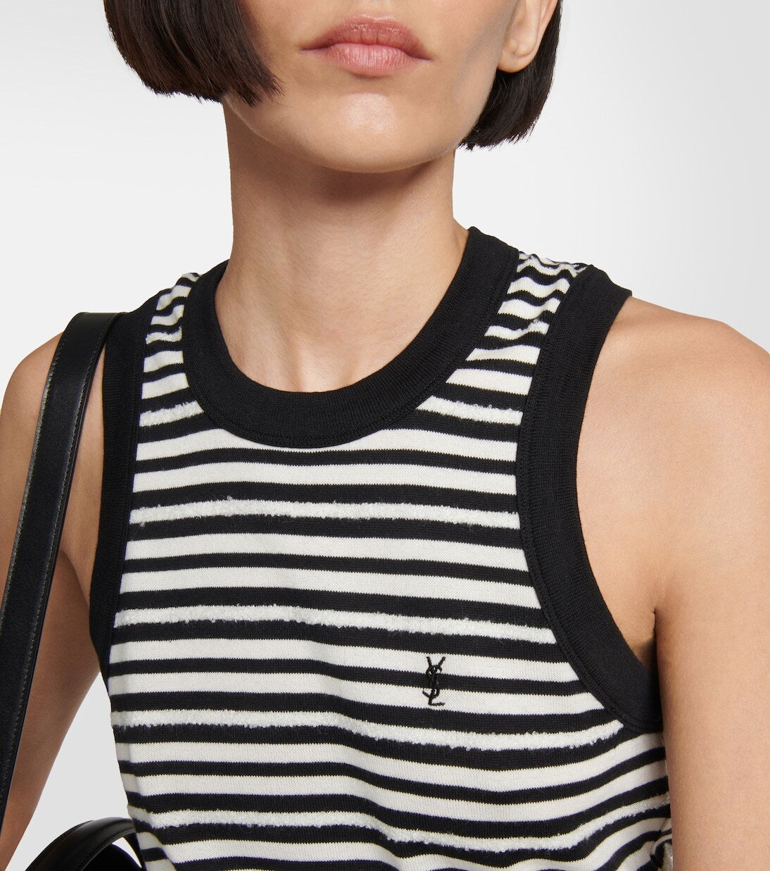 Winniemodo,Winniemodony,Saint Laurent 743660,YSL 743660,Saint Laurent striped jersey top,YSL striped top,Saint Laurent stripe