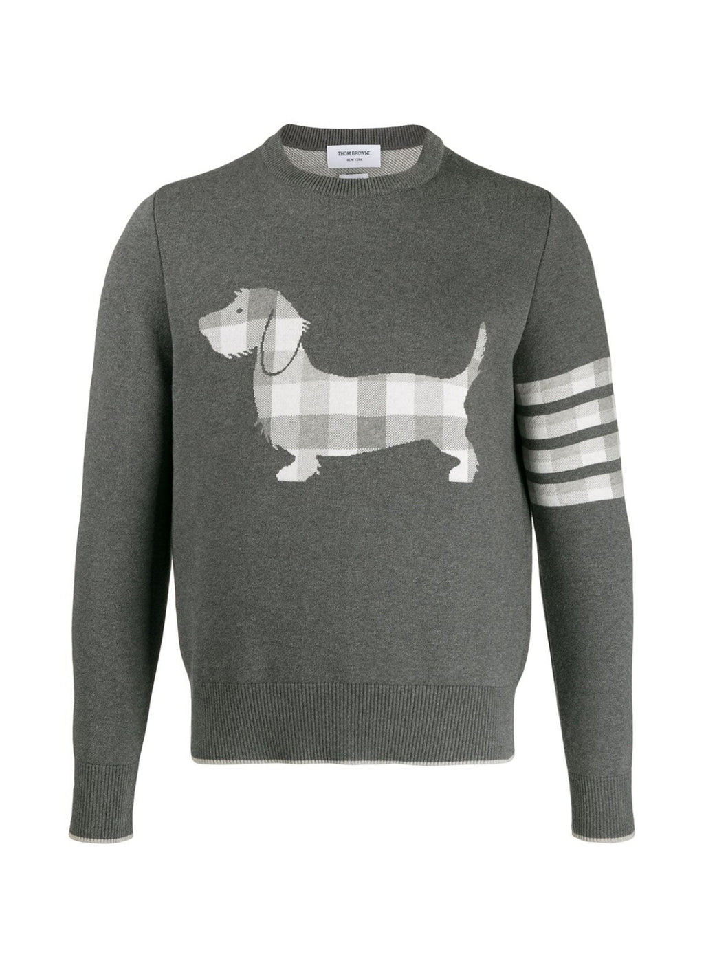 Thom Browne 4-bar Hector icon jumper