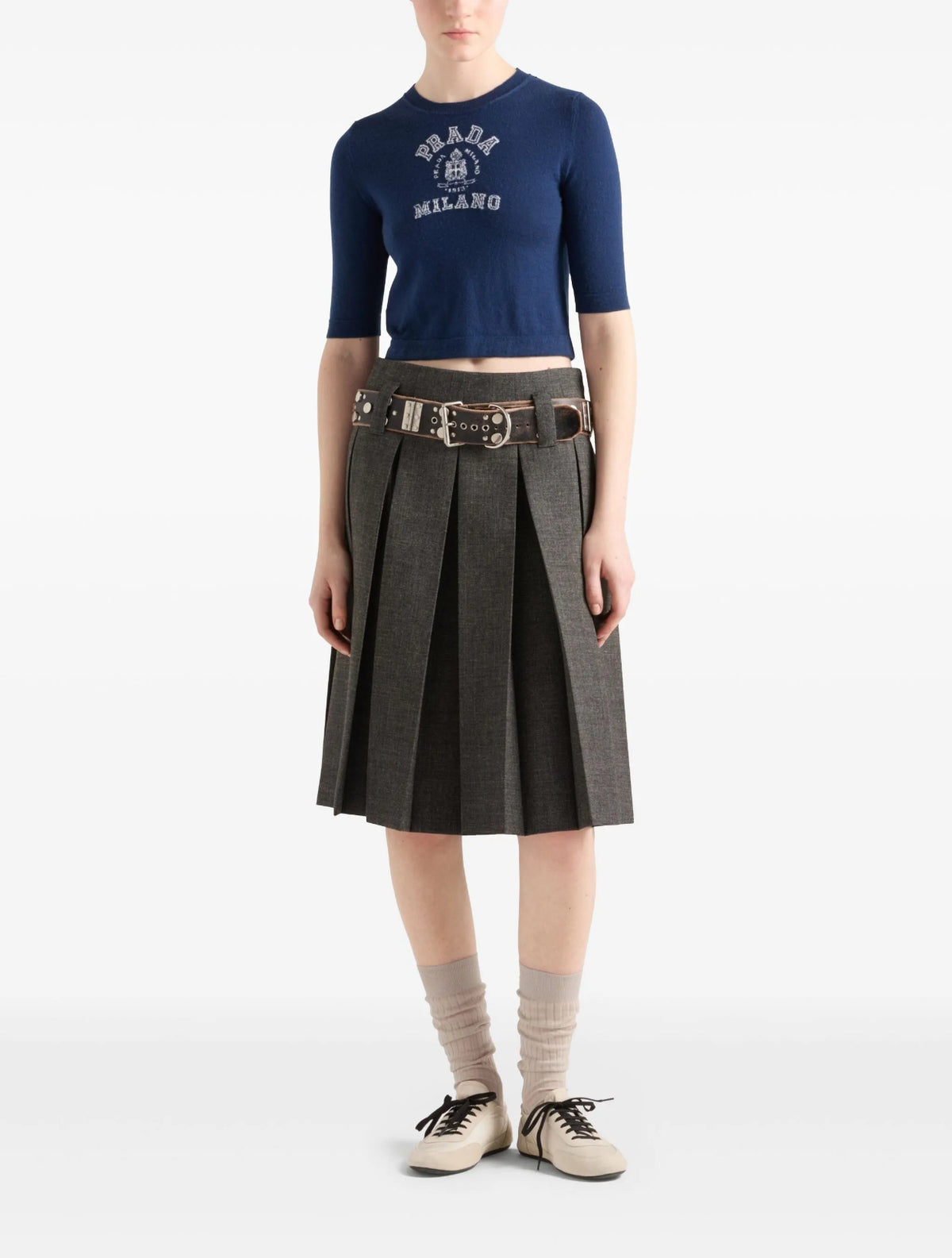 Winniemodo,Winniemodony,Prada P24L2,Prada cashmere t-shirt,Prada t-shirt women,Prada t-shirt discount,Prada knitwear navy,Pra