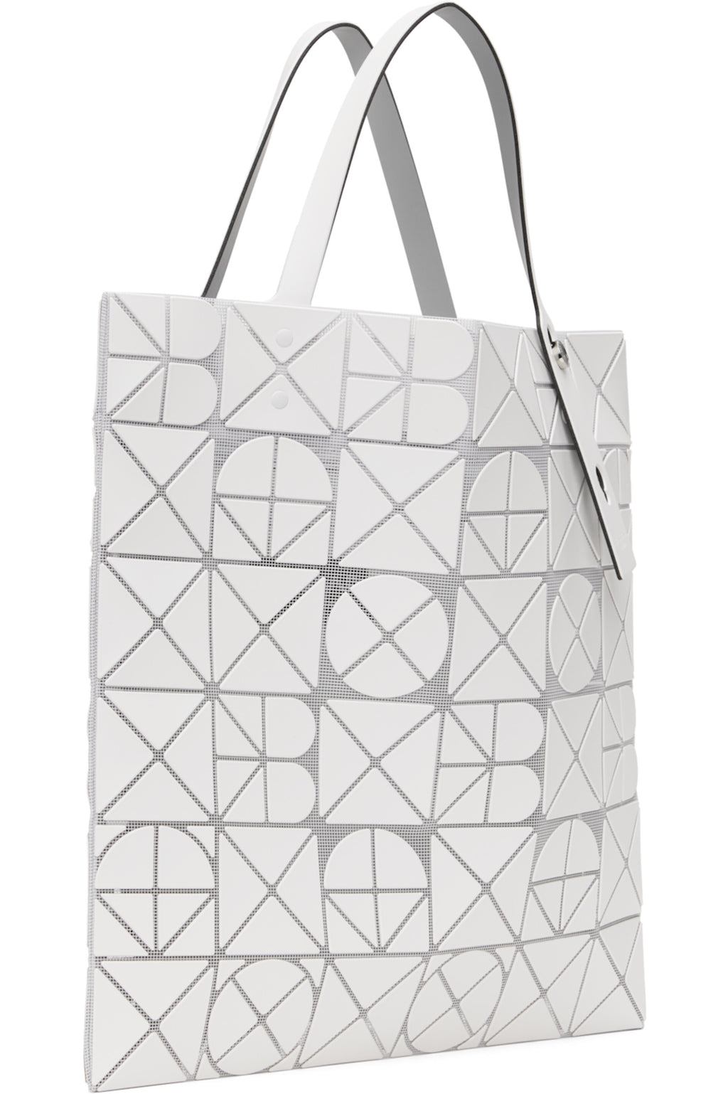 Issey miyake 252730M172012, BAO BAO ISSEY MIYAKE white Font Tote,ISSEY MIYAKE white Font Tote,BAO BAO white Tote,Issey miyake