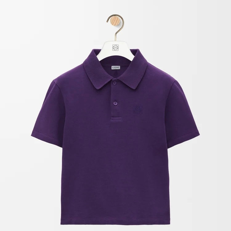 Loewe H526Y23X74,Loewe polo shirt, Loewe polo shirt mens,Loewe polo shirt green,Loewe polo shirt purple,Loewe mens polo shirt