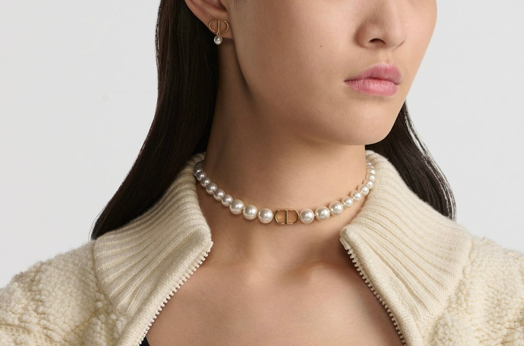 Winniemodo,Winnie modo,Dior 30 Montaigne choker,Dior choker,Dior choker sale,Dior necklace,Dior necklace sale,Dior pearls cho