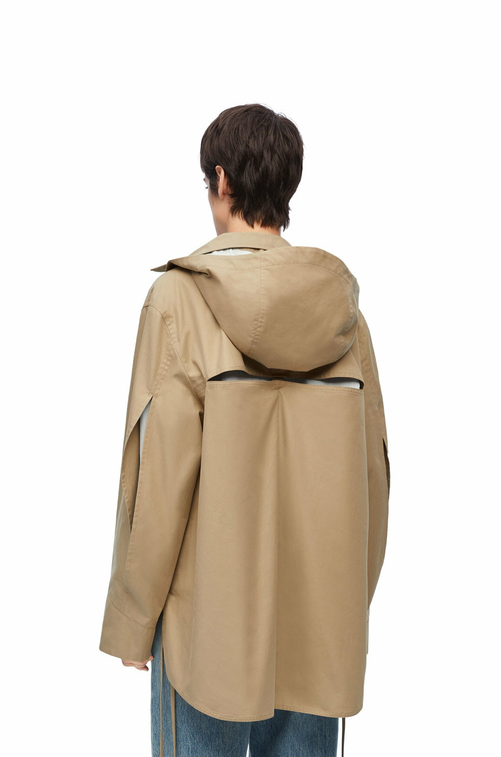 Loewe hooded parka in cotton,loewe on sale,loewe Loewe jacket online shop,loewe outlet,loewe S540Y02X10 ,loewe jacket,loewe c