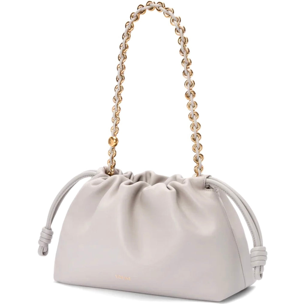 Loewe Medium Flamenco purse, Loewe Medium Flamenco bag, Loewe Flamenco bag, Loewe grey flamenco bag, Loewe Medium Flamenco gr