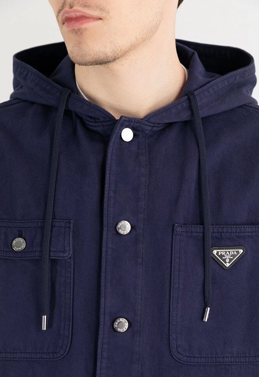 Winniemodo,Winnie modo,Prada GEC10816,Prada denim shirt,Prada denim shirt sale,Prada jacket,Prada jacket sale,Prada jacket na