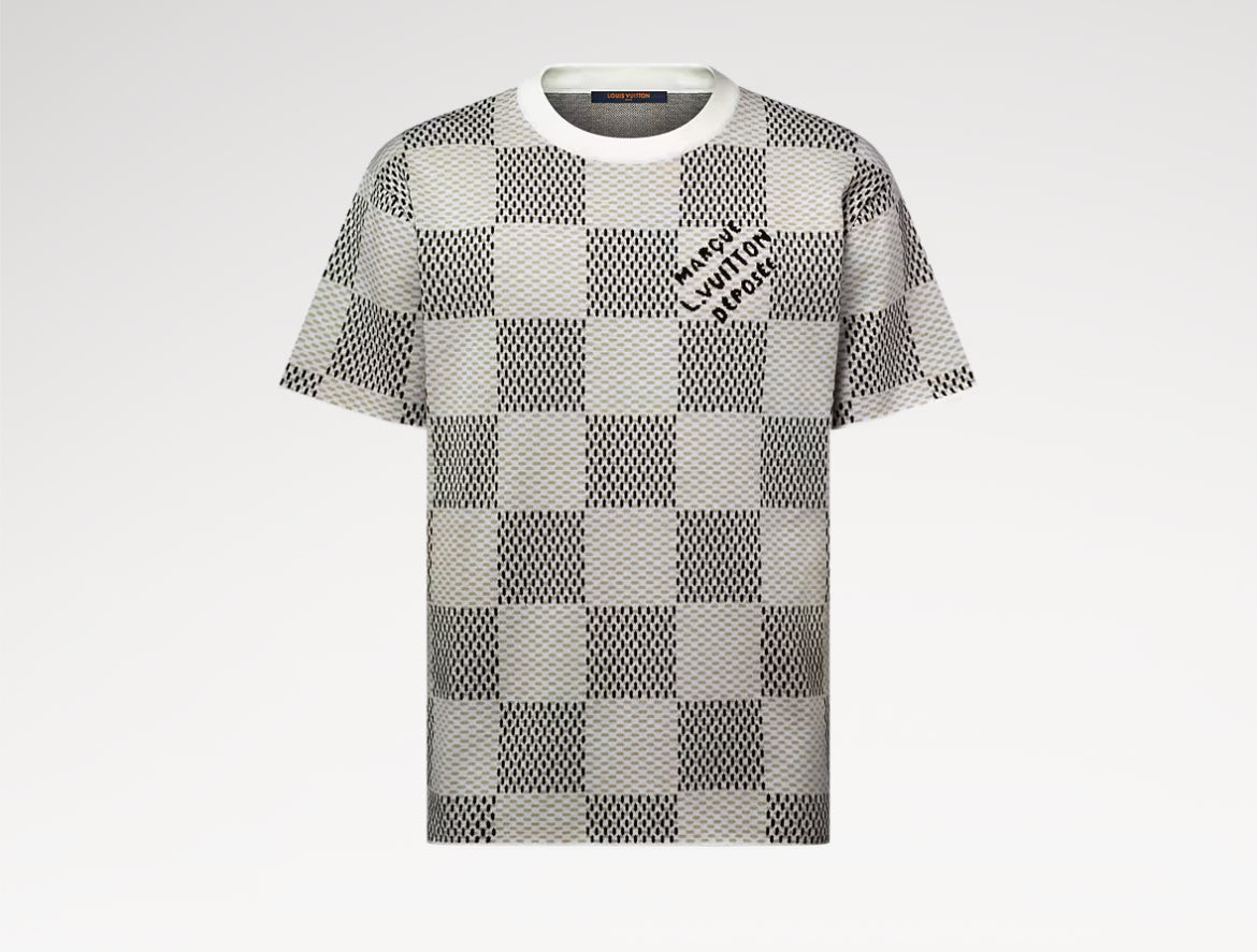 Lv 1AHEBC,Louis Vuitton 1AHEBC,LV damier t-shirt,LV short sleeve,LV T-Shirt,Louis Vuitton t-shirt,LV T-Shirt mens,LV T-Shirt