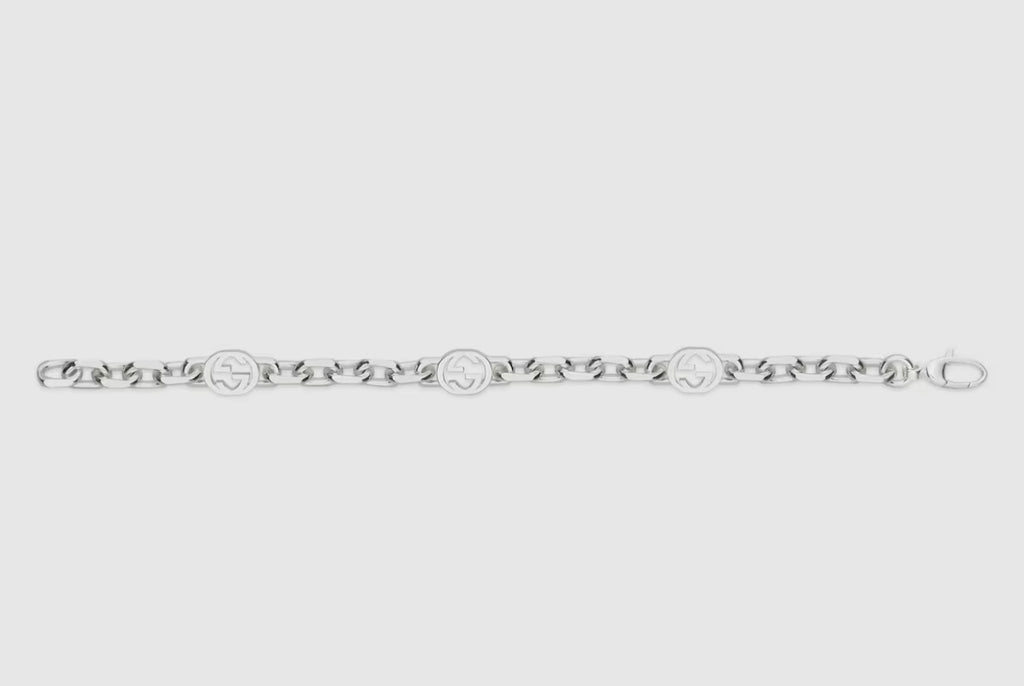 Winniemodo,Winnie modo,Gucci 620798 J8400,Gucci interlocking chain bracelet,Gucci bracelet,Gucci bracelet sale,Gucci chain br