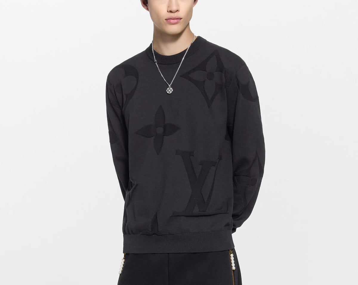 Winniemodo,Winnie modo,Louis Vuitton 1AIWE9,LV 1AIWE9,Louis Vuitton monogram crewneck,Louis Vuitton sweater,Louis Vuitton kni