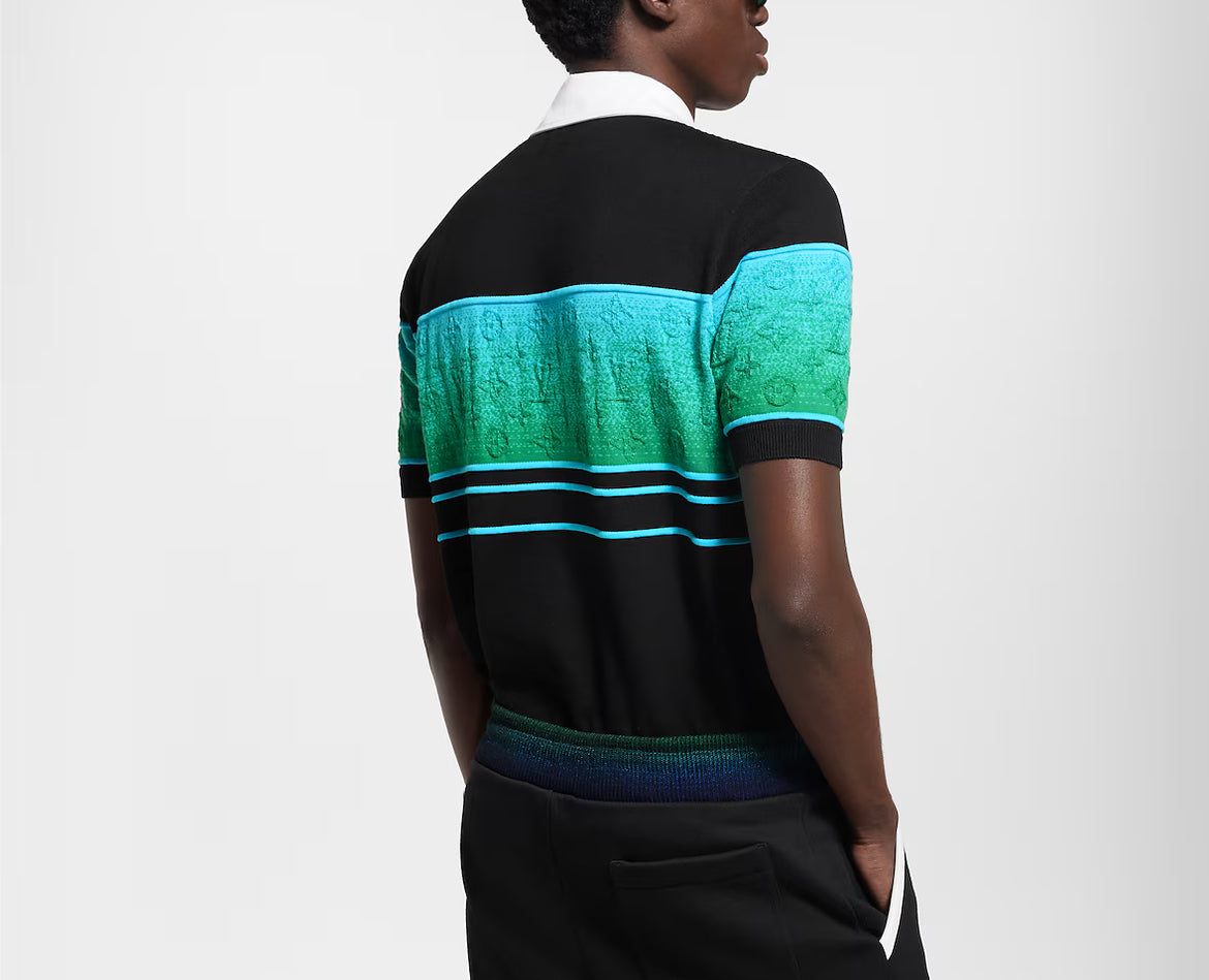 Louis Vuitton 1AGTM3,LV 1AGTM3,Louis Vuitton short sleeved polo shirt,LV short sleeved polo shirt,Louis Vuitton 3D effect pol