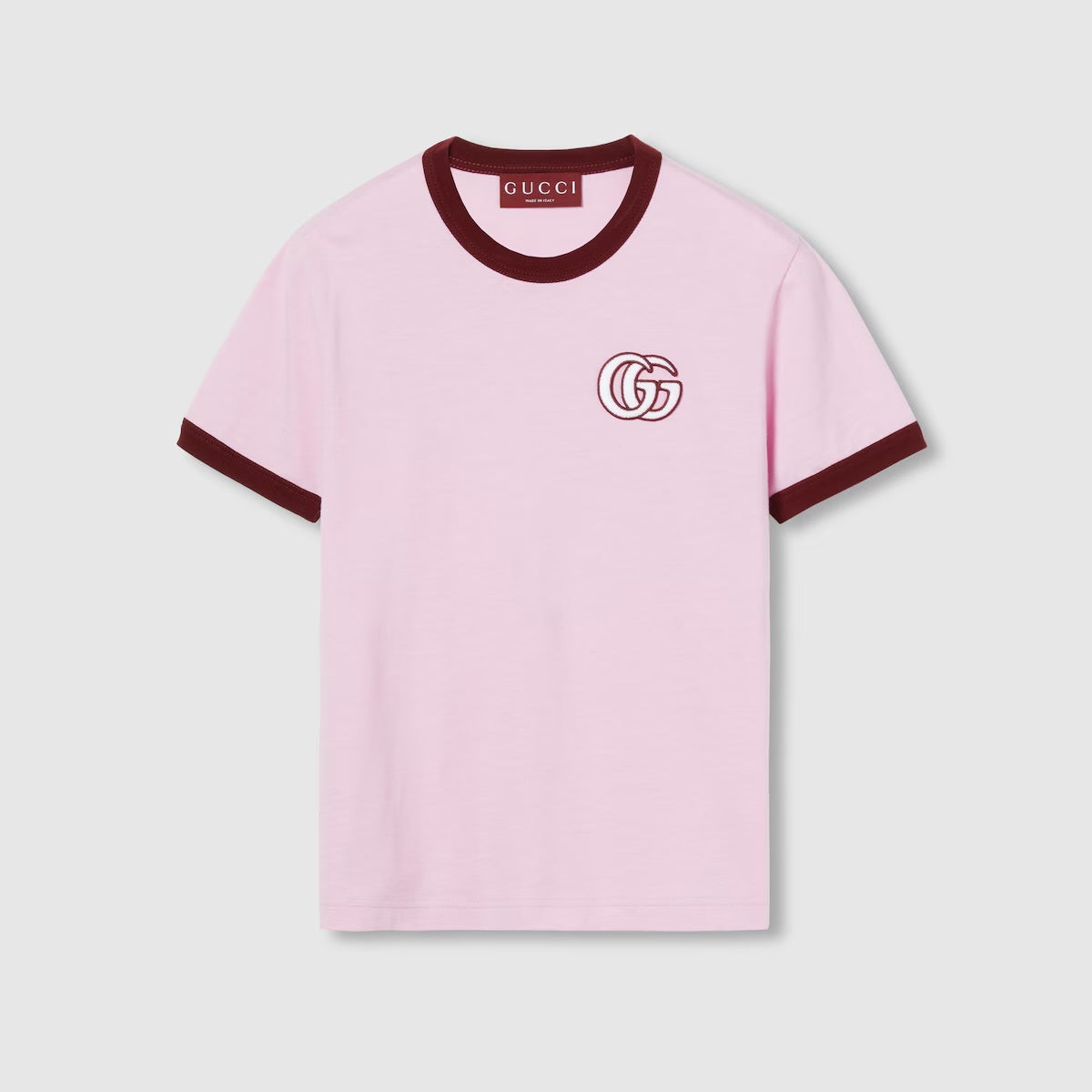 Gucci 818787XJG5A,Gucci pink T-Shirt,Gucci T-shirt,Gucci T-shirt on sale, Gucci T-shirt authenticity,Gucci T-shirt outlet,Guc