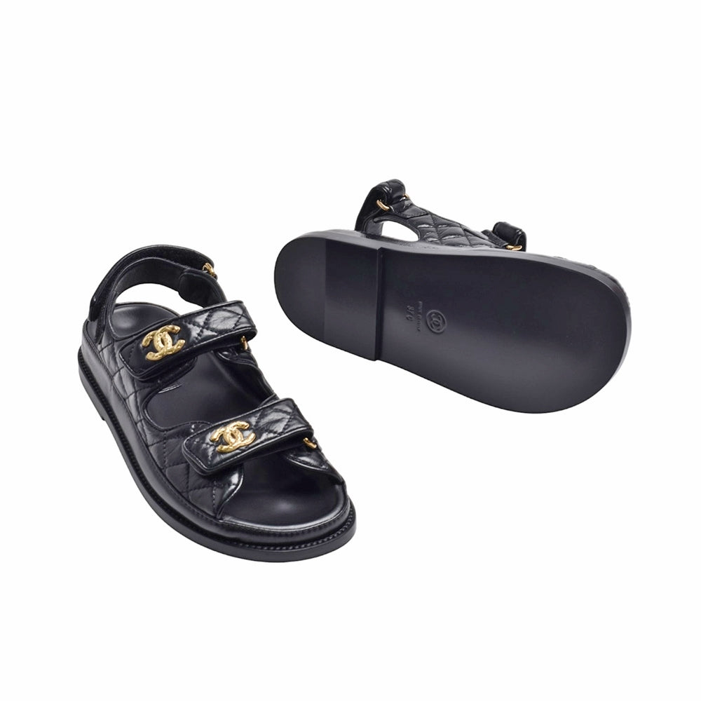 Winniemodo,Winniemodony,Chanel G35927,Chanel dad sandals black,Chanel dad sandals black sale,Chanel sandals sale,Chanel sanda