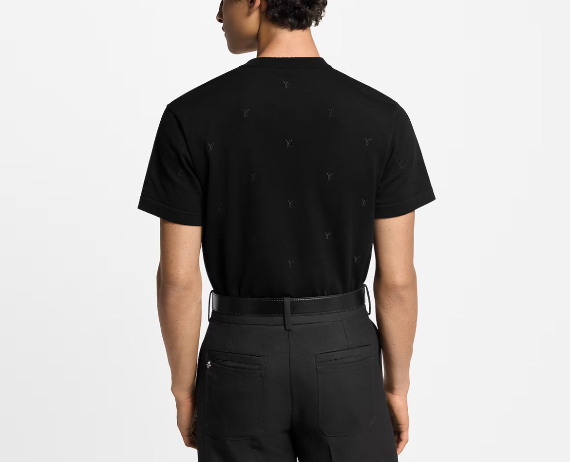Louis Vuitton 1AHVPS,LV 1AHVPS,Louis Vuitton blason embroidered short sleeved,LV embroidered short sleeved,Louis Vuitton embr