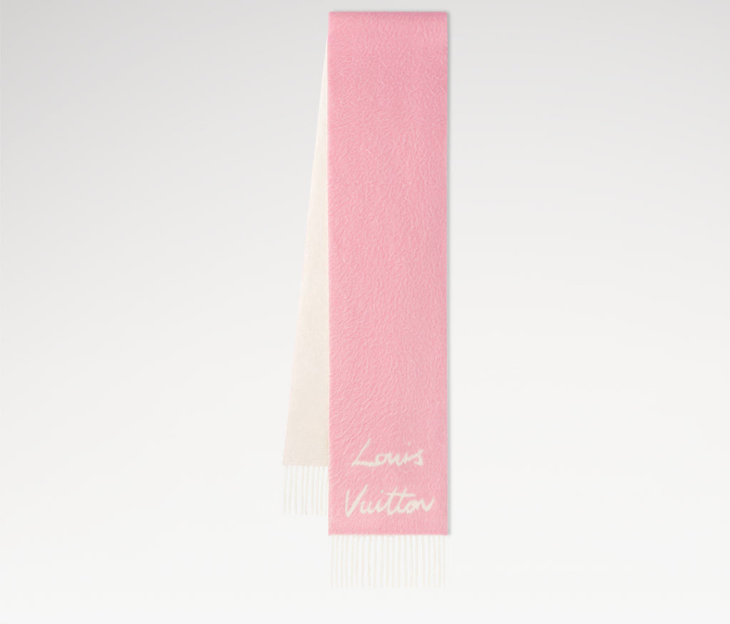 Winniemodo,Winniemodony,Louis Vuitton M94797,LV M94797,LV Fluffygram scarf,Louis Vuitton scarf pink,Louis Vuitton scarf women