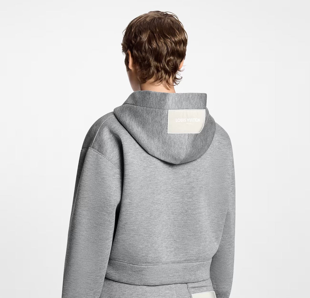 Winniemodo,Winnie modo,Louis Vuitton 1AIR60,LV 1AIR60,Louis Vuitton cropped monogram scarf hoodie,LV monogram scarf hoodie,Lo