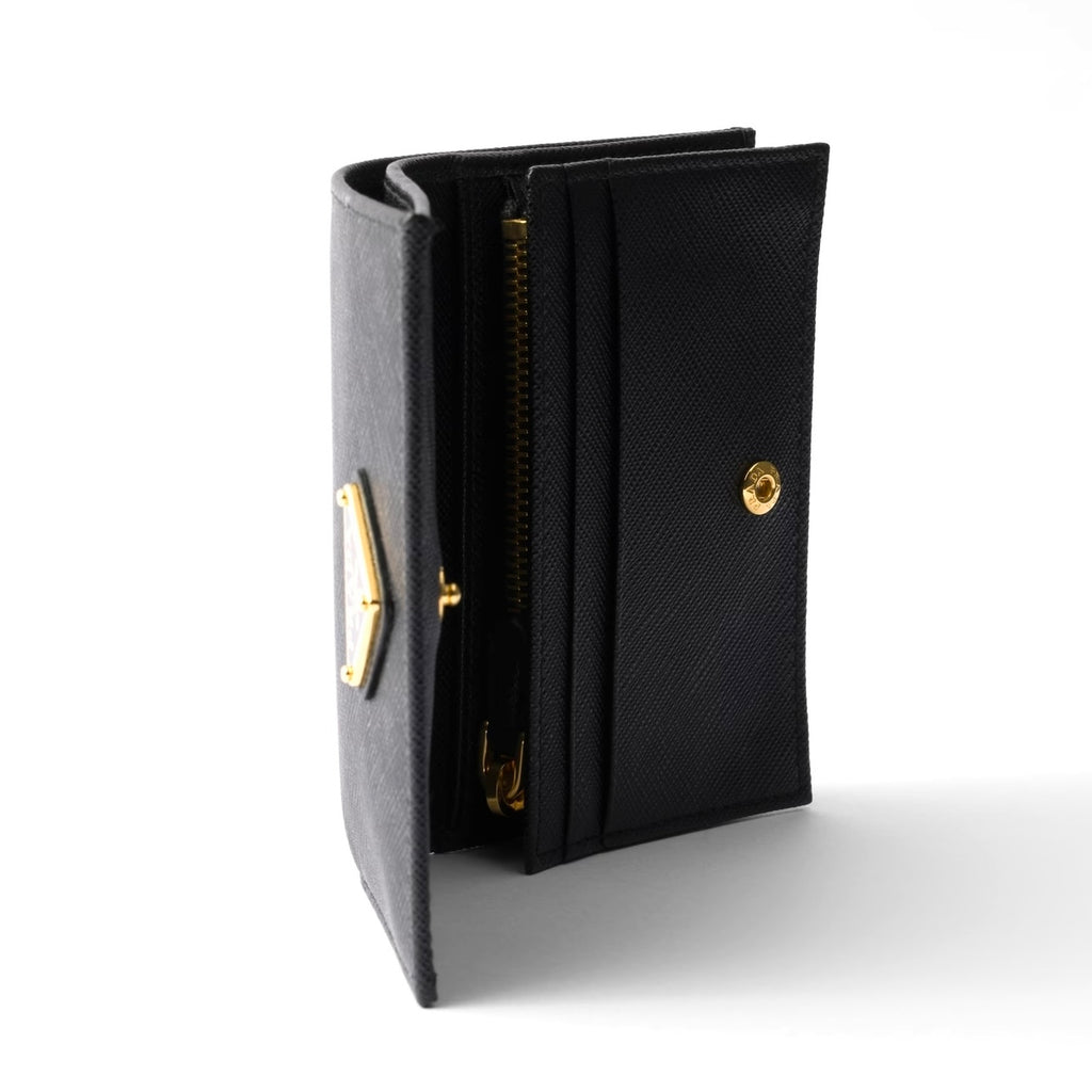 Winniemodo,Winnie modo,Prada Small Saffiano Leather Wallet,Prada wallet,Prada wallet sale,Prada wallet black sale,Prada Saffi
