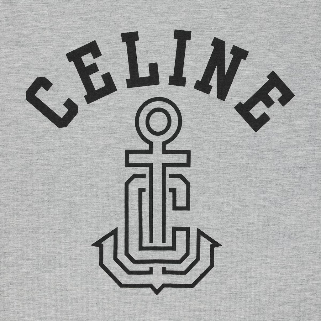 Celine RX071507Z.GAC3,Celine T-shirt jersey,Celine grey t-shirt,Celine grey womens t-shirt,Celine womens t-shirt,Celine women