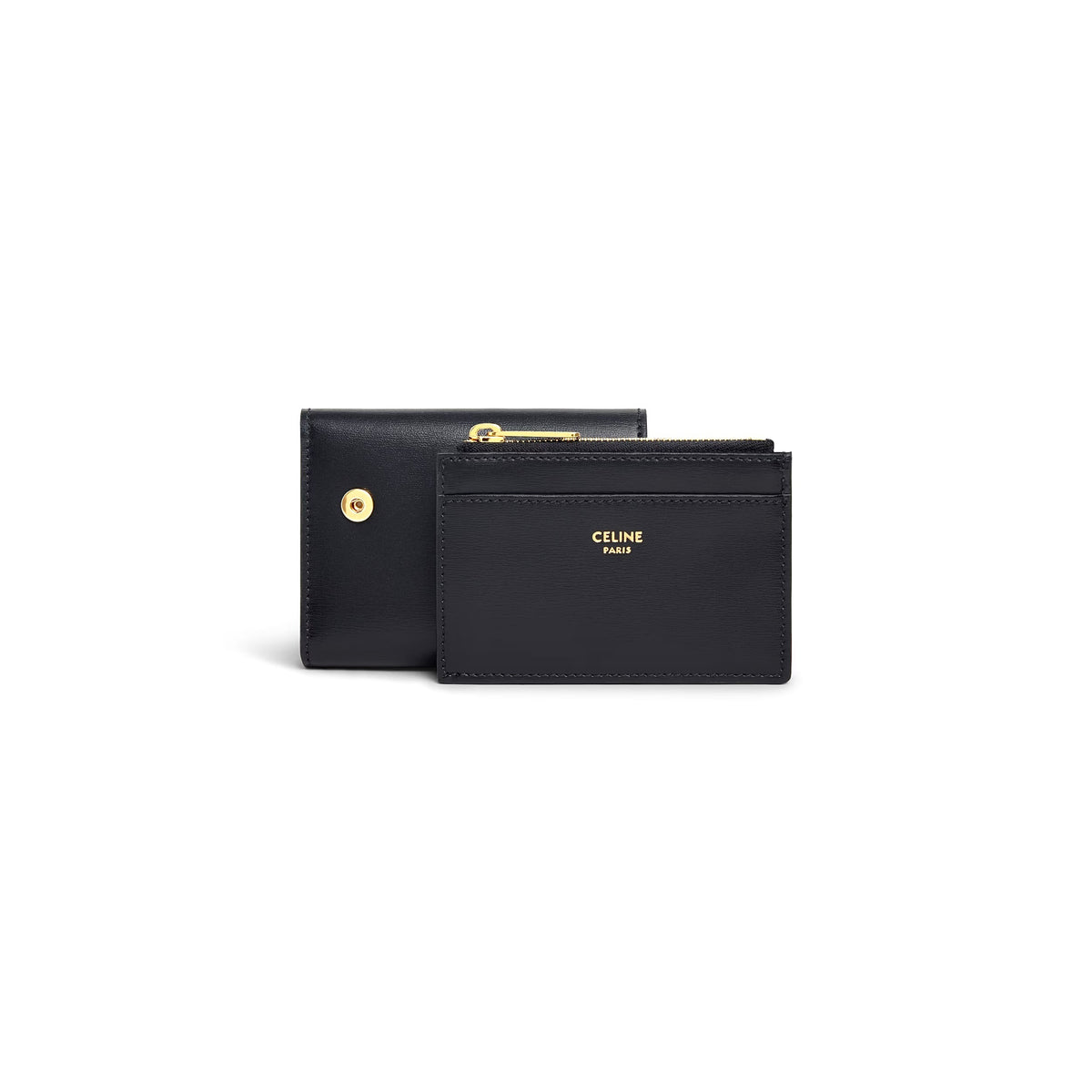 Celine 10I653DPV.38NO,Celine Compact Wallet With cardholder,Celine 2 in 1 wallet,Celine compact wallet,Celine compact wallet
