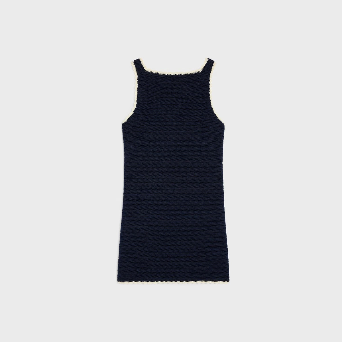 Winniemodo,Winnie modo,Celine RR0GP0S47.07PM,Celine mini dress crocheted cotton,Celine dress,Celine sleeveless dress,Celine s
