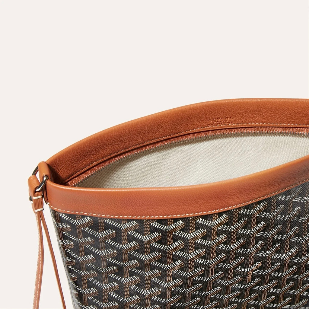 Winniemodo,Winniemodony,Goyard Conti Pouch black/tan,Goyard pouch black/tan,Goyard pouch sale,Goyard clutch black/tan,Goyard