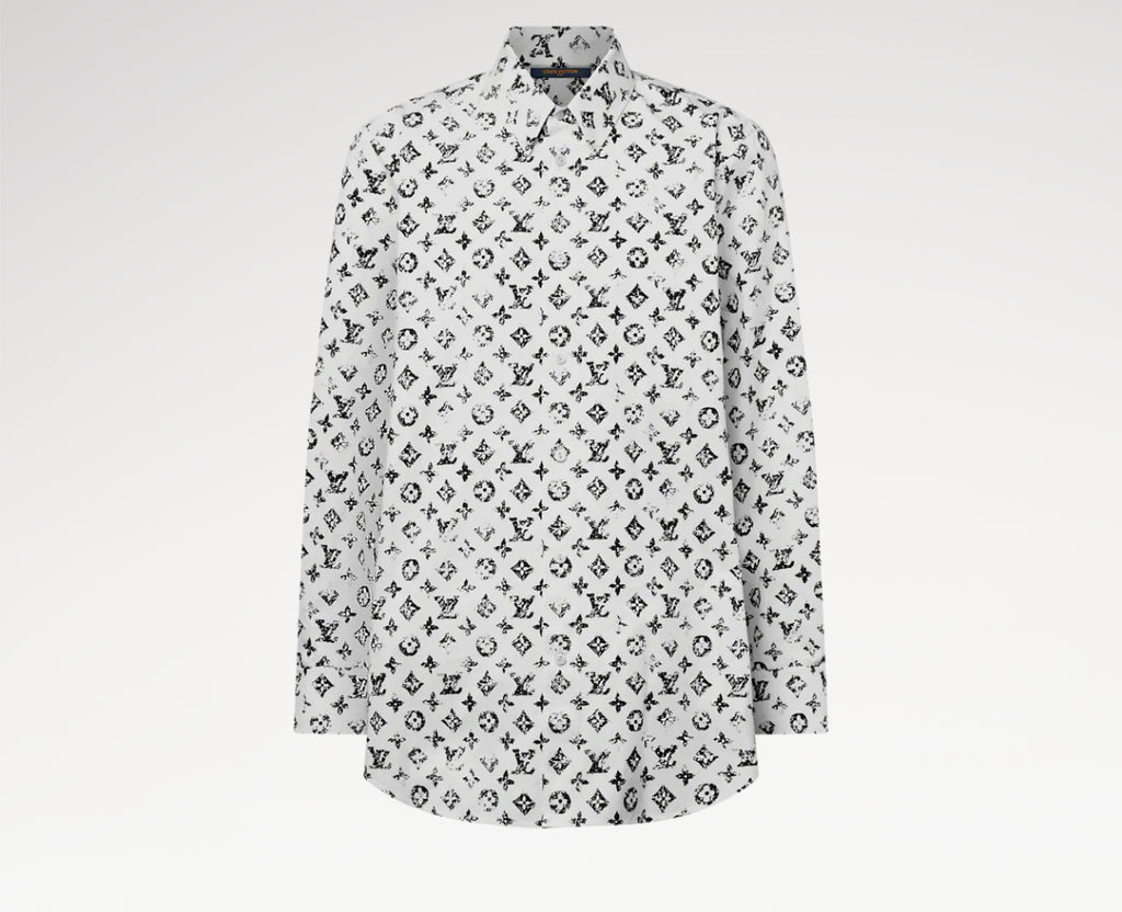 Winniemodo,Winnie modo,Louis Vuitton 1AI296,LV 1AI296,Louis Vuitton graphic monogram shirt,LV  graphic monogram shirt,Louis V