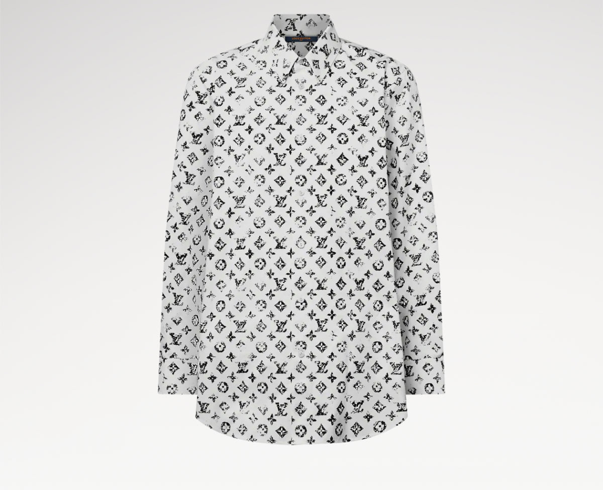 Winniemodo,Winnie modo,Louis Vuitton 1AI296,LV 1AI296,Louis Vuitton graphic monogram shirt,LV  graphic monogram shirt,Louis V