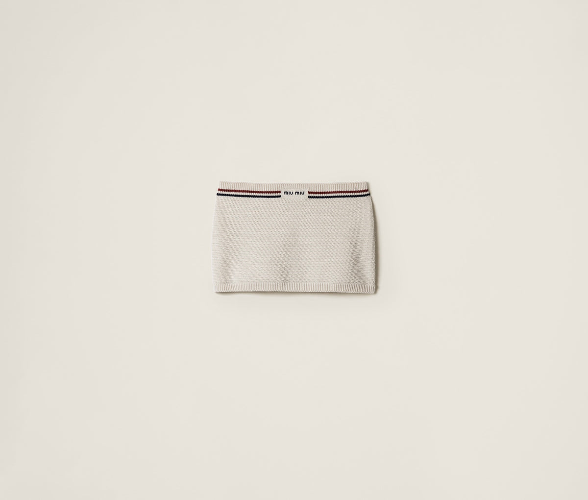 MIU MIU MMG550,Miu Miu cotton knit miniskirt,Miu Miu knit miniskirt,Miu Miu miniskirt beige,Miu Miu miniskirt,Miu Miu miniski