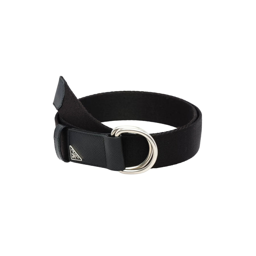 Prada 2CN028,Prada Woven Re-Nylon belt,Prada Woven belt,Prada Woven double ring belt,Prada Re-Nylon belt,Prada belt on sale,P
