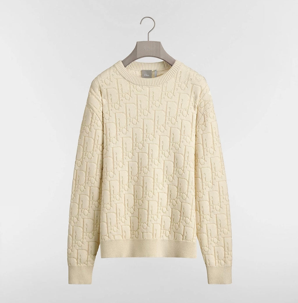 Winniemodo,Winniemodony,Dior 683M695A7044,Dior oblique sweater,Dior monogram sweater,Dior monogram sweater ivory,Dior monogra
