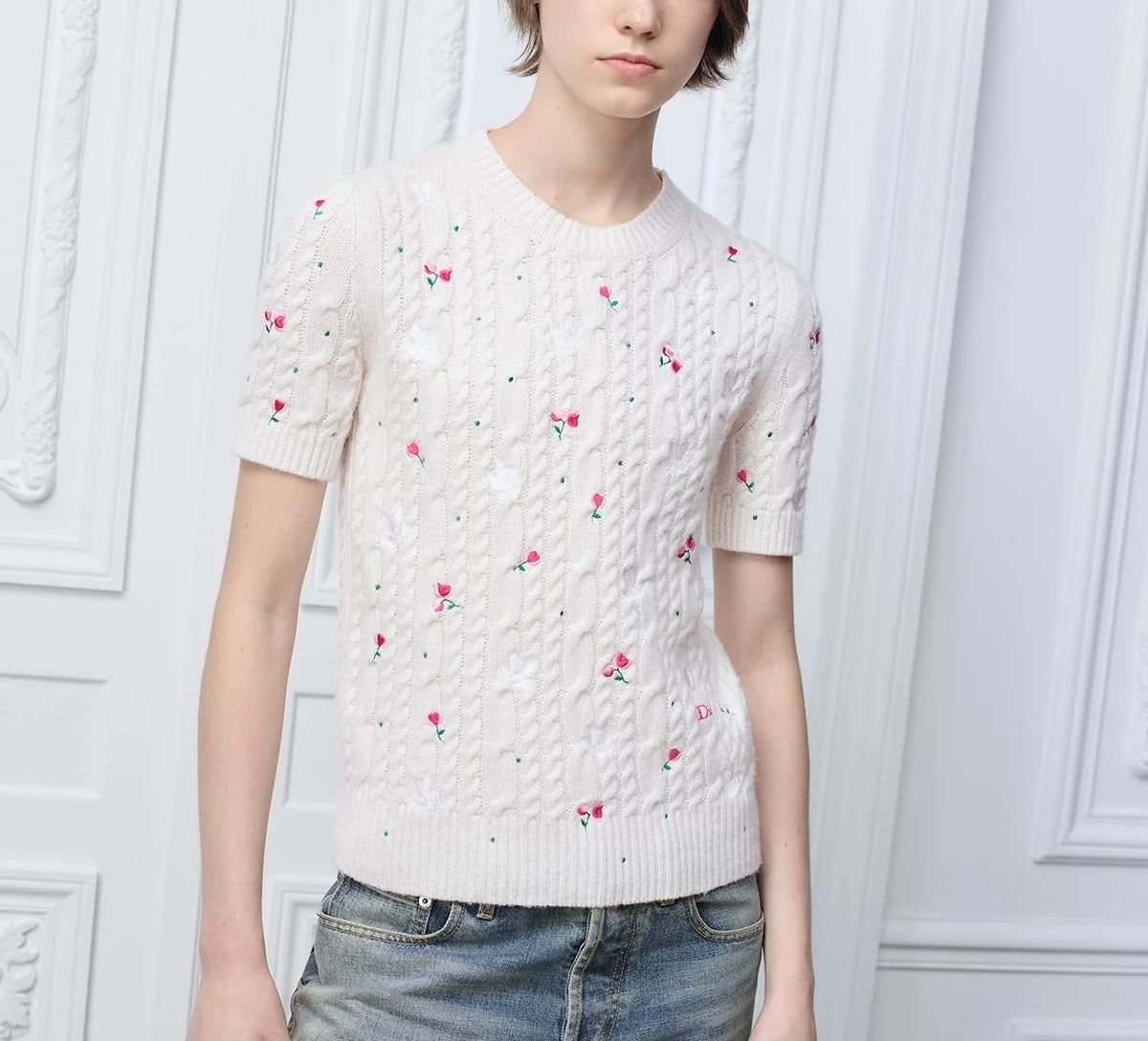 Winniemodo,Winniemodony,Dior 624S07A0009,Dior short sleeve sweater women,Dior sweater women 2026,Dior sweater women sale,Dior