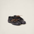 MIU MIU 5E165E,MIU MIU x New balance 5E165E,New Balance x Miu Miu 350 leather sneakers,New Balance x Miu Miu black leather sn