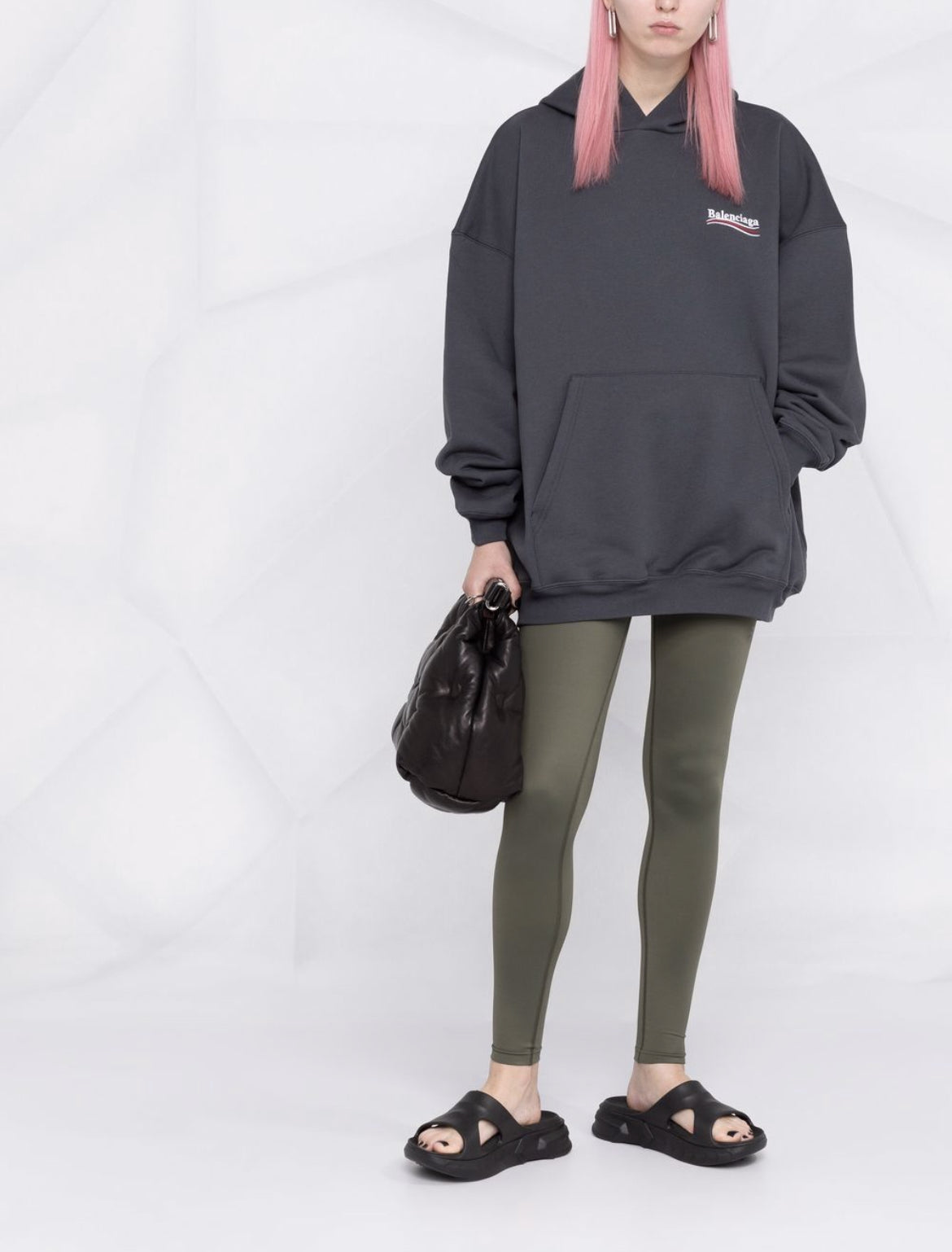 Balenciaga campaign logo hoodie