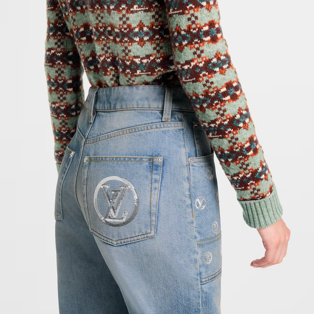Winniemodo,Winniemodony,Louis Vuitton 1AIPPP,LV 1AIPPP,Louis Vuitton denim pants,LV denim pants,Louis Vuitton jeans,Louis Vui