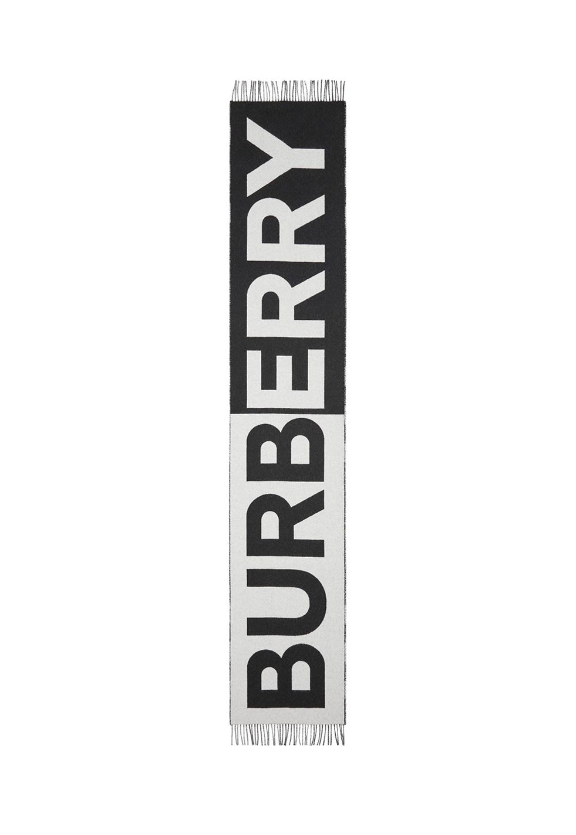 Burberry reversible logo scarf