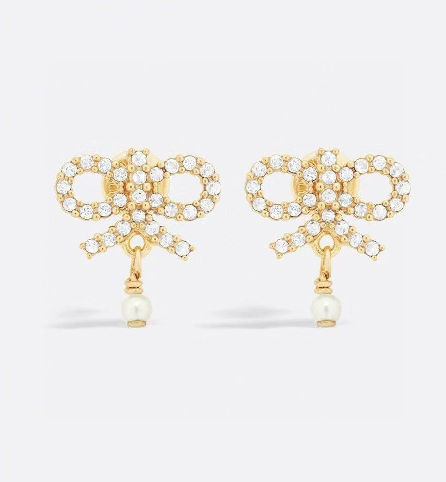 Dior le noeud de Dior earrings,Dior bow earrings,Dior earrings,Dior earrings gold,Dior earrings 2025,Dior gold earrings,Dior