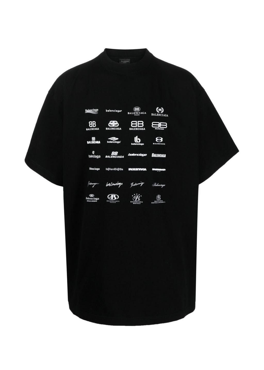 Balenciaga archives logos print cotton T-shirt