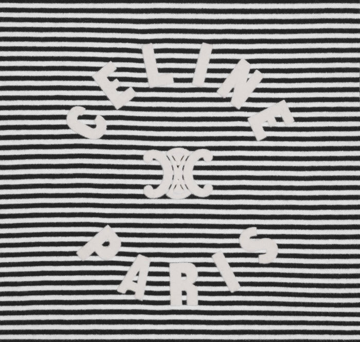 Celine triomphe T-shirt in cotton jersey