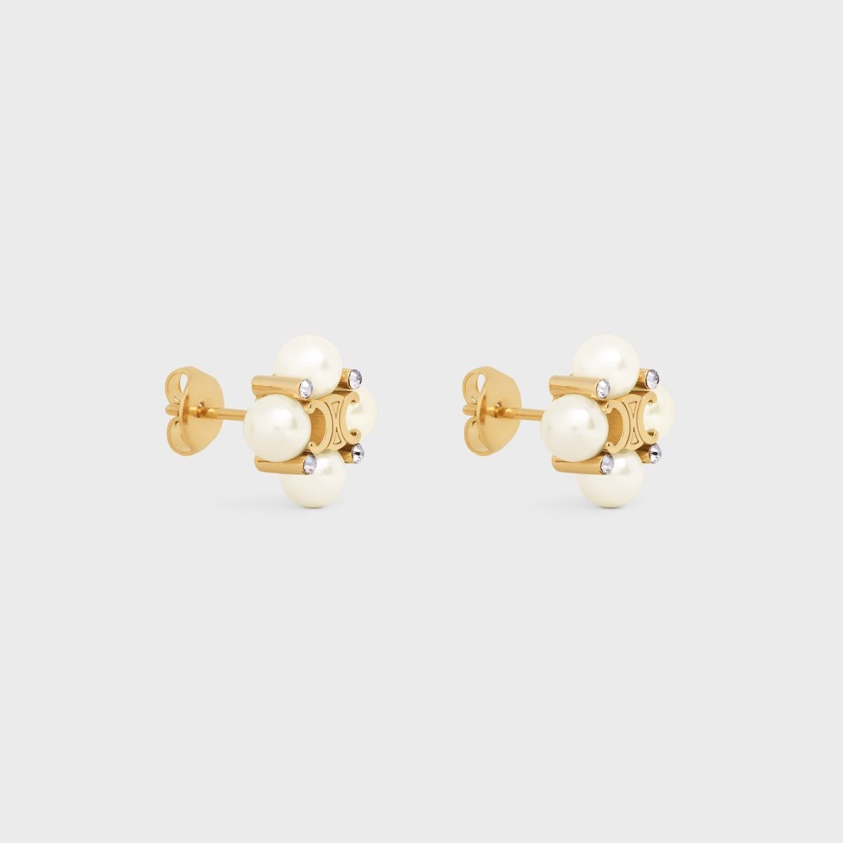 Celine les perles earrings,Celine les perles studs,Celine studs pearls gold,Celine studs,Celine pearls earrings,Celine pearls
