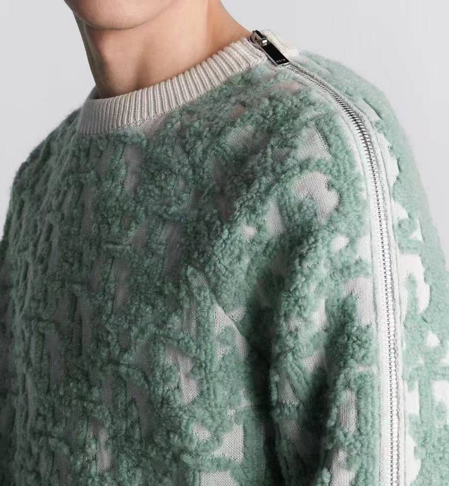 Dior 493M635AT847,Dior monogram sweater,Dior monogram knitwear,Dior sweater,Dior sweater mens,Dior sweater authenticity,Dior