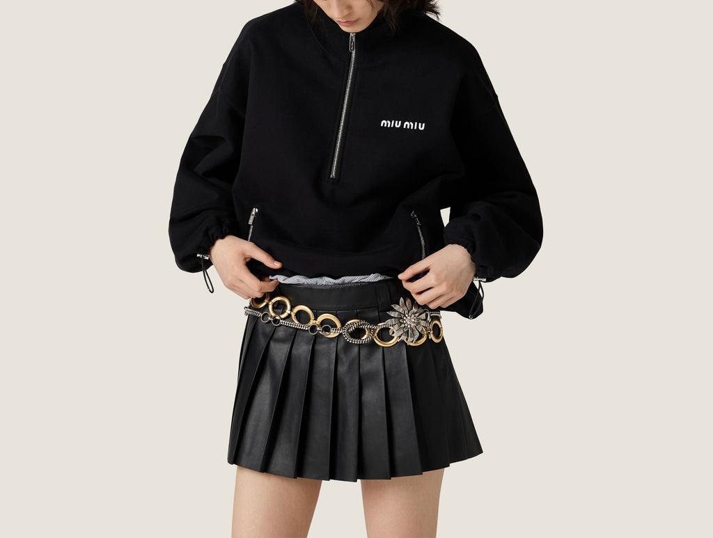 Winniemodo,Winnie modo,MIU MIU MJL042,Miu Miu fleece zipper sweatshirt,Miu Miu fleece jacket,MIU MIU jacket,MIU MIU jacket sa