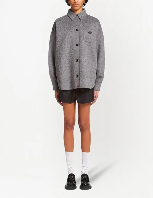 Winniemodo,Winnie modo,Prada APD1202103006,Prada Cashgora Caban Jacket,Prada jacket,Prada jacket sale,Prada oversized shirt,P